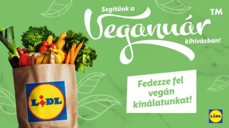 A Lidl a VEGANUÁR™ 2025 kiemelt élelmiszerlánc partnere lett