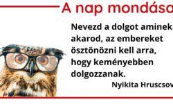 (HU) A nap mondása