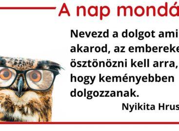 A nap mondása