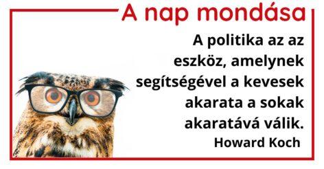 (HU) A nap mondása