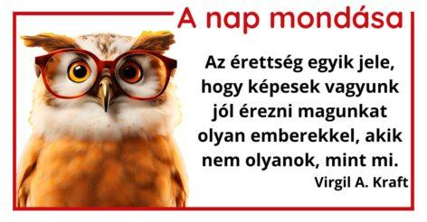 (HU) A nap mondása