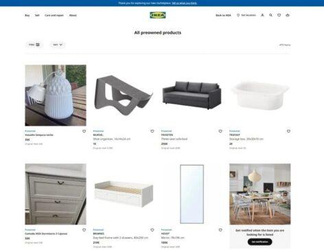 Ikea to roll out second-hand marketplace across Europe