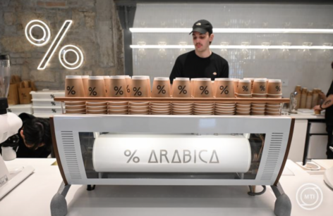 A japán % Arabica prémium kávézólánc első magyar egysége megnyitott Budapesten