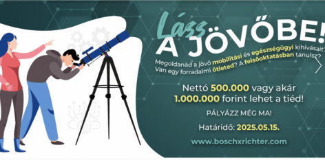 „Láss a jövőbe!” – innovációs díj a Z-generációnak a Boschtól és a Richtertől