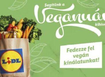 A Veganuár™ 2025 kiemelt élelmiszerlánc-partnere a Lidl volt