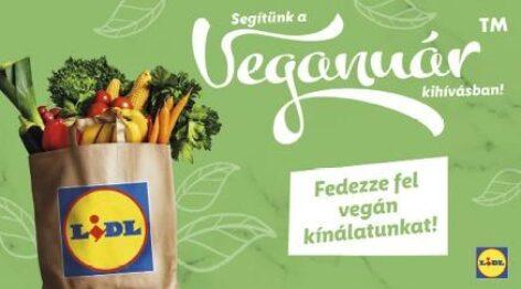 A Veganuár™ 2025 kiemelt élelmiszerlánc-partnere a Lidl volt