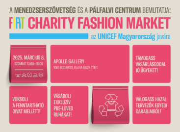 A Menedzserszövetség és a Pálfalvi Centrum bemutatja: Fiat Charity Fashion Market