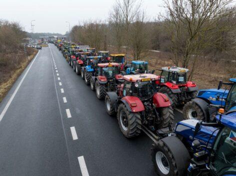 Farmers from Central and Eastern Europe protested against Brussels’ anti-farmer agricultural policy