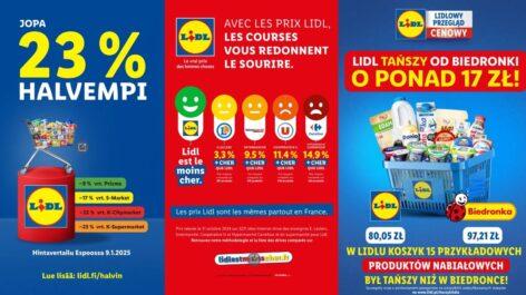 Lidl is challenging Aldi’s price leadership