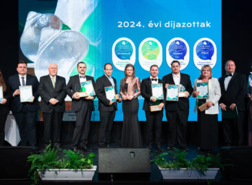 The KSZGYSZ awarded companies and individuals with outstanding achievements in the field of the Hungarian environmental industry