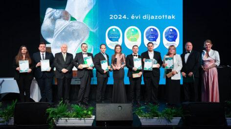 The KSZGYSZ awarded companies and individuals with outstanding achievements in the field of the Hungarian environmental industry