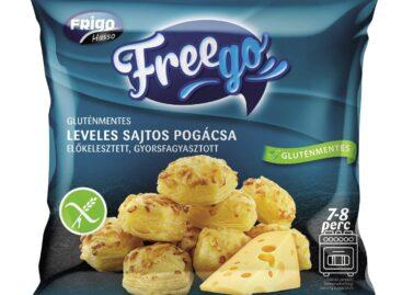 Freego, Gluténmentes leveles sajtos pogácsa, előkelesztett, gyorsfagyasztott