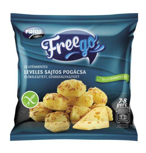 Freego, Gluténmentes leveles sajtos pogácsa, előkelesztett, gyorsfagyasztott