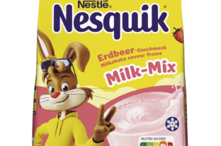 NESQUIK STRAWBERRY MILK-MIX: Strawberry flavoured milk mix 350 G
