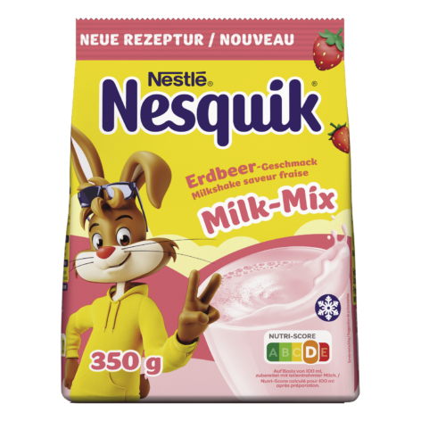 NESQUIK STRAWBERRY MILK-MIX: EPRES ÍZŰ ÍZESÍTŐ ITALPOR 350 G