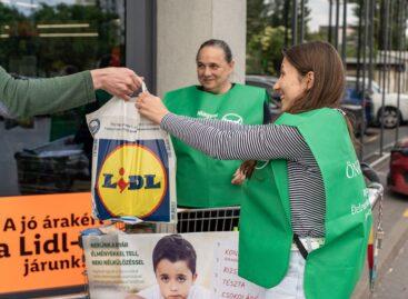 A Lidl vásárlói közel 90 tonna élelmiszeradománnyal segítik a rászorulókat