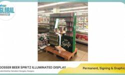 Kétszeres POP világbajnok a magyar Gösser Spritz display