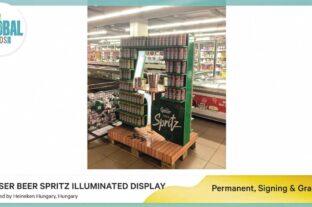 Kétszeres POP világbajnok a magyar Gösser Spritz display