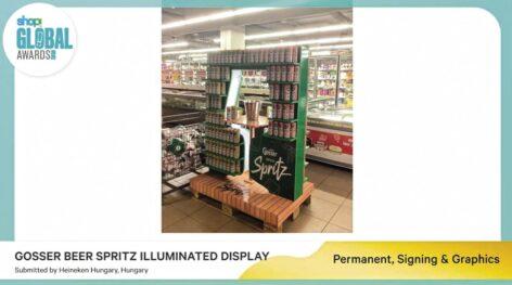 Kétszeres POP világbajnok a magyar Gösser Spritz display