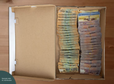 The 65 million HUF fine was delivered to NAV in shoeboxes