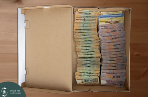 The 65 million HUF fine was delivered to NAV in shoeboxes
