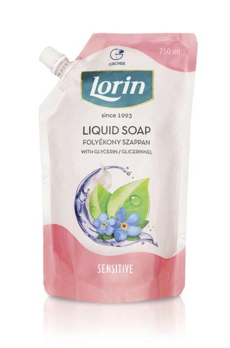 Lorin folyékony szappan 750 ml doypack – almond milk, sensitive