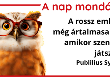 (HU) A nap mondása