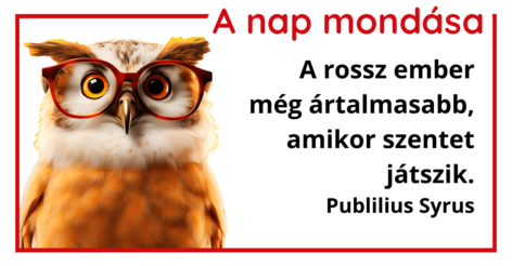 (HU) A nap mondása
