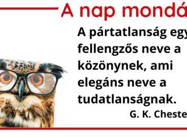(HU) A nap mondása