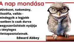 (HU) A nap mondása