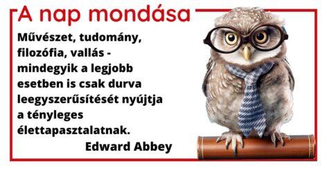 (HU) A nap mondása