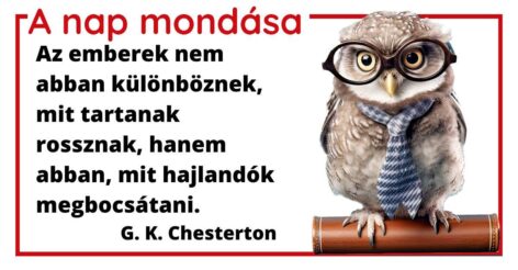 (HU) A nap mondása