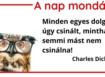 (HU) A nap mondása