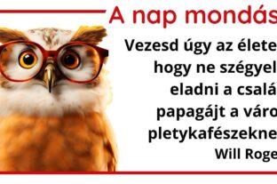 (HU) A nap mondása