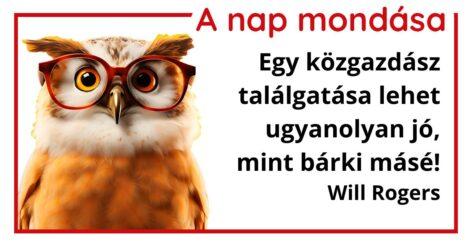 (HU) A nap mondása