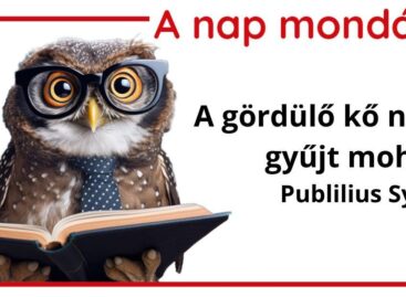 (HU) A nap mondása