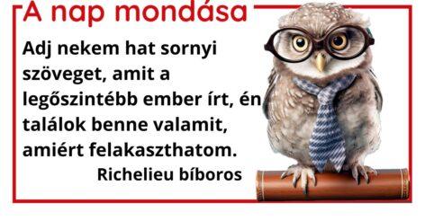 (HU) A nap mondása