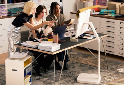 LG’s new Swing smart monitor comes with a touchscreen and a flexible stand
