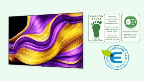 LG’s 2025 OLED TVs Earn Prestigious Sustainability Certifications