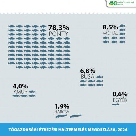 Domestic fish production in ponds increased in 2024