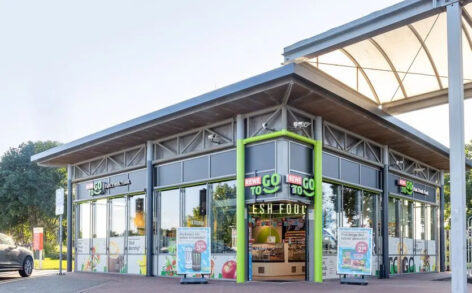 Lekkerland Opens First Rewe To Go at a German Motorway Rest Stop