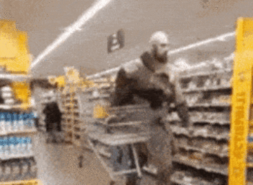 Erdei Joe a hipermarketben – A nap videója