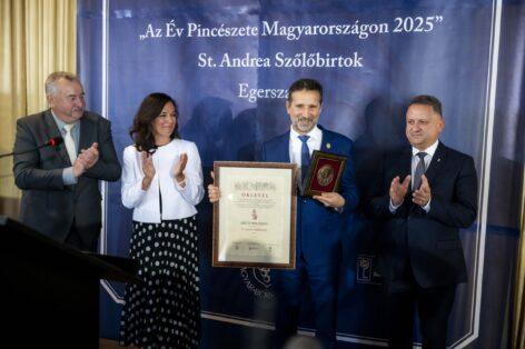 A St. Andrea Szőlőbirtok lett Az év pincészete Magyarországon