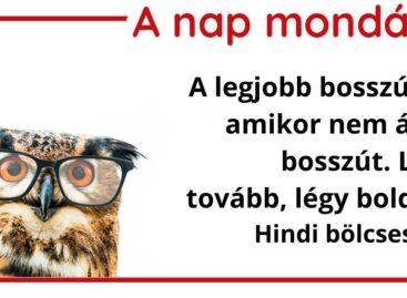 (HU) A nap mondása