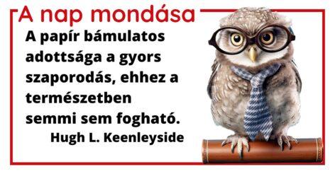 (HU) A nap mondása
