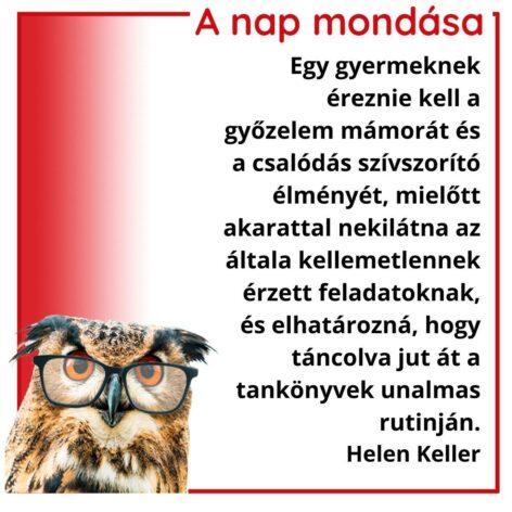 (HU) A nap mondása