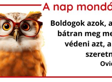 (HU) A nap mondása