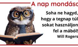 (HU) A nap mondása
