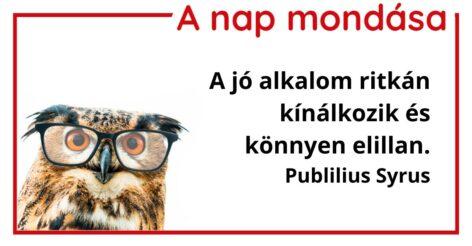 (HU) A nap mondása