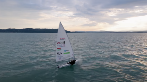 Olympic sailor Jonatán Vadnai promotes Lake Balaton